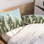 Tall cacti | Cactus photo print | Colourful travel wanderlust photography art Pillow Sham Gallery Image 2