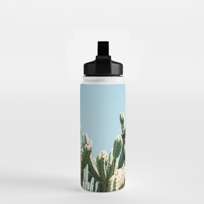 Tall cacti | Cactus photo print | Colourful travel wanderlust photography art Water Bottle Gallery Image 2
