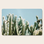Tall cacti | Cactus photo print | Colourful travel wanderlust photography art Cutting Board Gallery Image 1