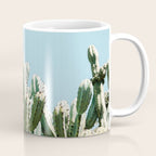 Tall cacti | Cactus photo print | Colourful travel wanderlust photography art Coffee Mug Gallery Image 1