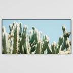Tall cacti | Cactus photo print | Colourful travel wanderlust photography art Desk Mat Gallery Image 3