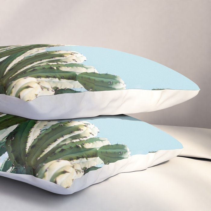 Tall cacti | Cactus photo print | Colourful travel wanderlust photography art Pillow Sham Gallery Image 3