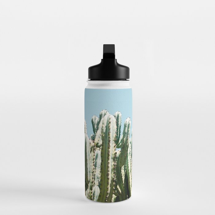 Tall cacti | Cactus photo print | Colourful travel wanderlust photography art Water Bottle Gallery Image 3