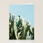 Tall cacti | Cactus photo print | Colourful travel wanderlust photography art Stationery Card Gallery Image 2