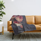 The smile of Roses Throw Blanket Gallery Image 1
