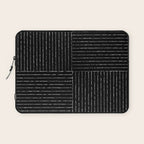 Lines III (Black) Laptop Sleeve Gallery Image 1