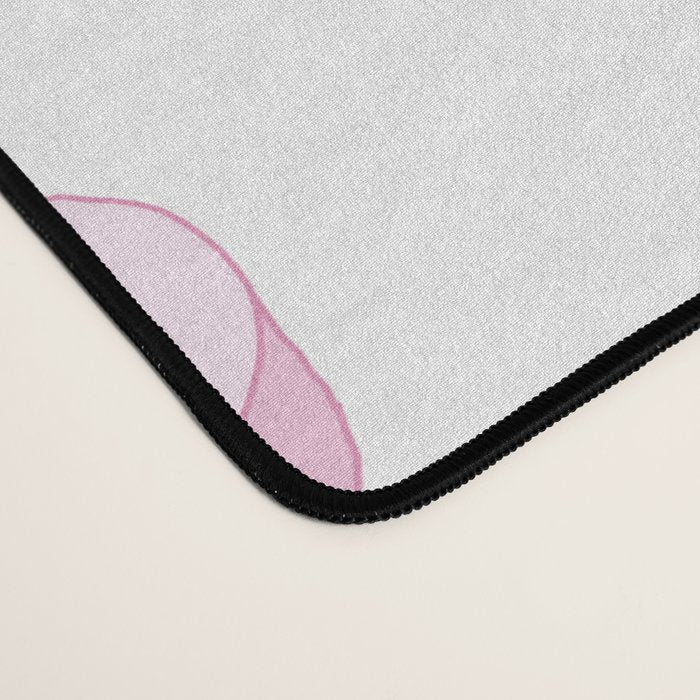 Pink love heart candy pattern Desk Mat Gallery Image 4