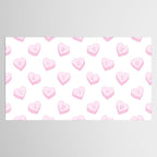 Pink love heart candy pattern Tablecloth Gallery Image 2