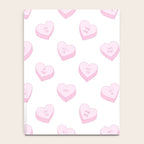 Pink love heart candy pattern Notebook Gallery Image 4