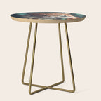 Namastig, Retro Portrait Tiger Prints Side Table Gallery Image 1