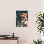 Namastig, Retro Portrait Tiger Prints Poster Gallery Image 2