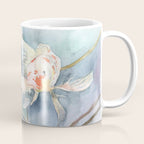 Koi Fish Painting, Underwater Water Lily Coffee Mug Gallery Image 1