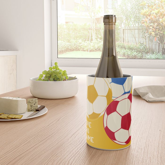 Love This Game - Football Illustration Wine Chiller Gallery Image 4