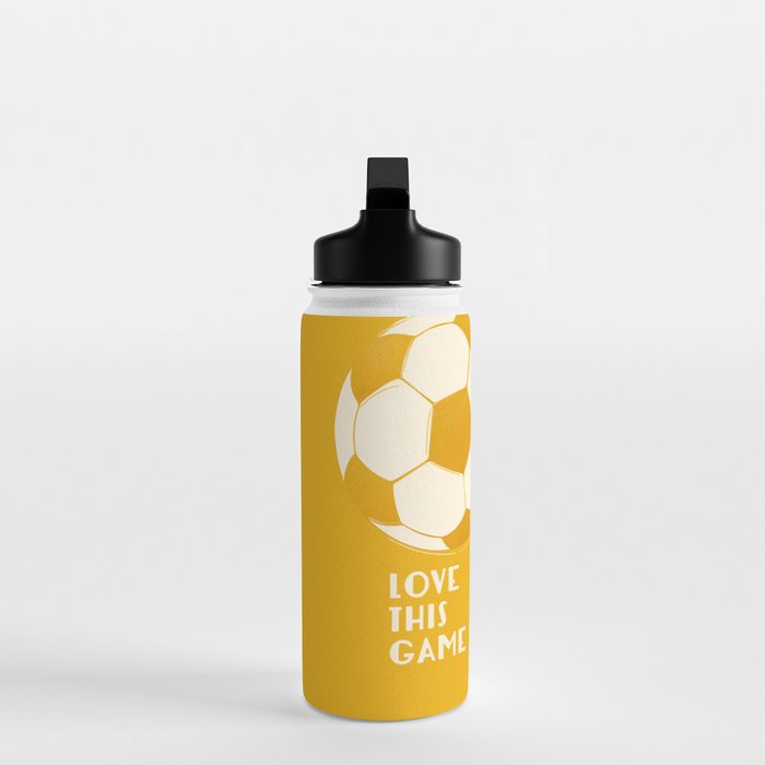 Love This Game - Football Illustration Water Bottle Gallery Image 3