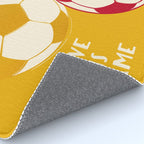 Love This Game - Football Illustration Rug Gallery Image 4