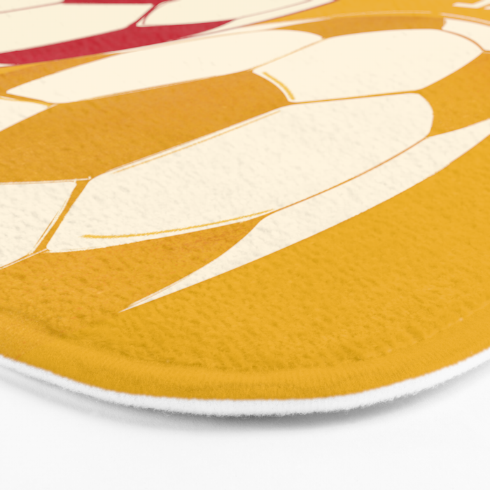 Love This Game - Football Illustration Bath Mat Gallery Image 3