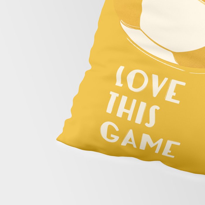 Love This Game - Football Illustration Pillow Sham Gallery Image 4