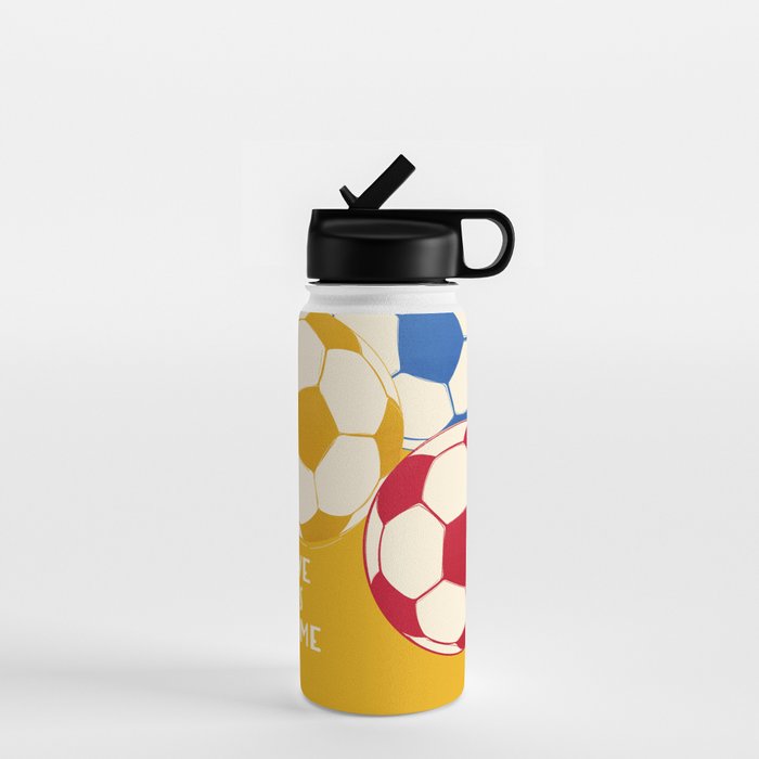 Love This Game - Football Illustration Water Bottle Gallery Image 1