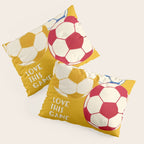 Love This Game - Football Illustration Pillow Sham Gallery Image 3