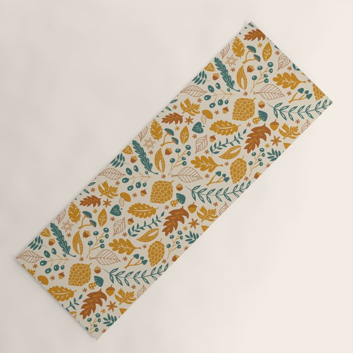 Autumn Foliage Yoga Mat Gallery Image 1