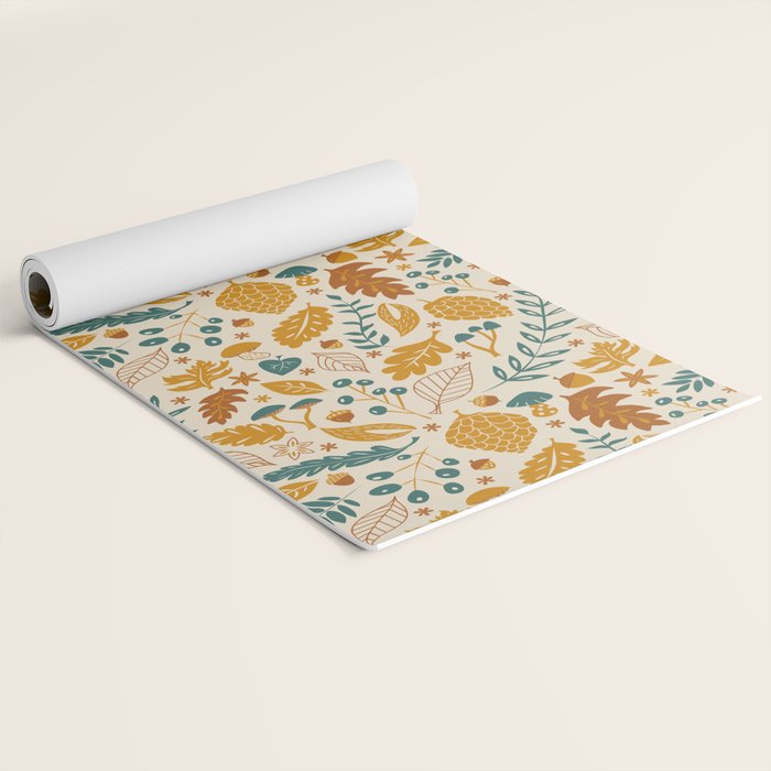 Autumn Foliage Yoga Mat Gallery Image 2
