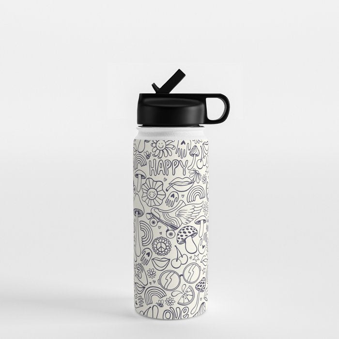 Love Happy Water Bottle Gallery Image 1