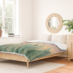 Happy Shiba in the Grass (Sunrise Dog) Duvet Cover Gallery Image 2