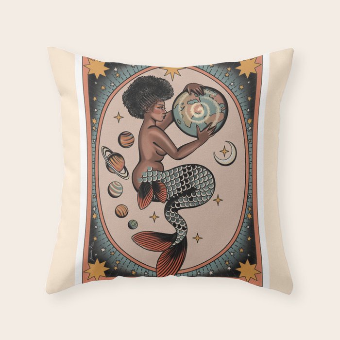 The World  Throw Pillow Gallery Image 1