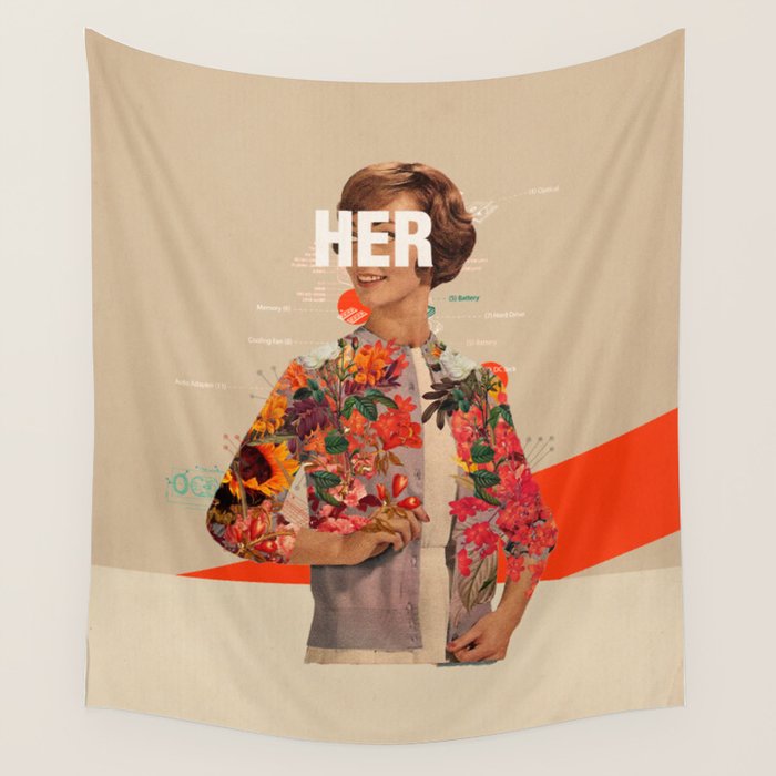 Her Wall Tapestry Gallery Image 4