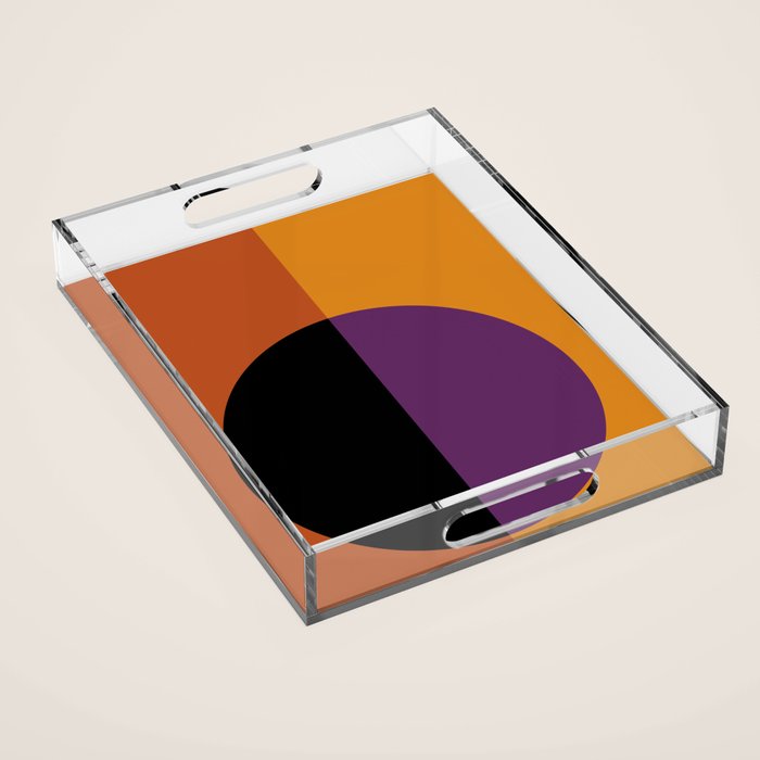 Color Block Abstract I Acrylic Tray Gallery Image 1