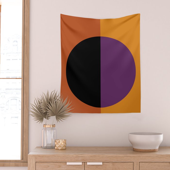 Color Block Abstract I Wall Tapestry Gallery Image 2