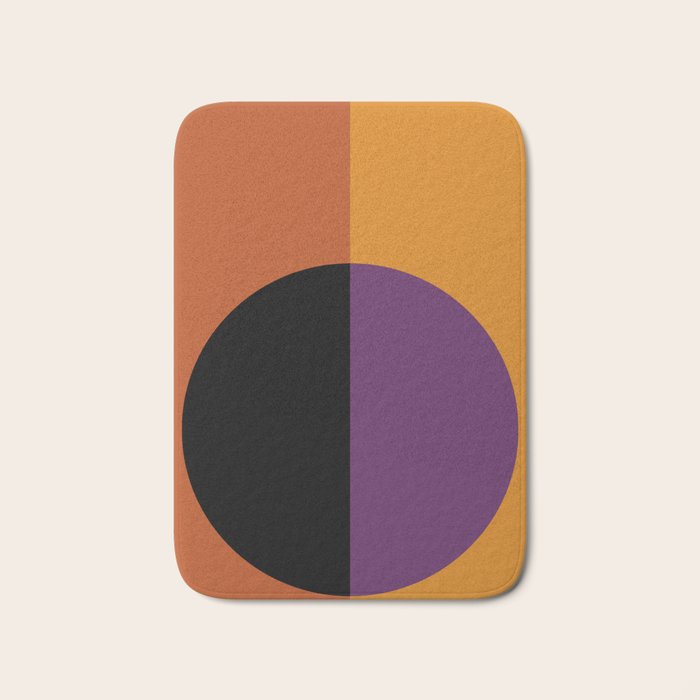 Color Block Abstract I Bath Mat Gallery Image 1