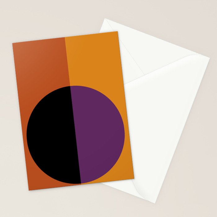 Color Block Abstract I Stationery Card Gallery Image 2