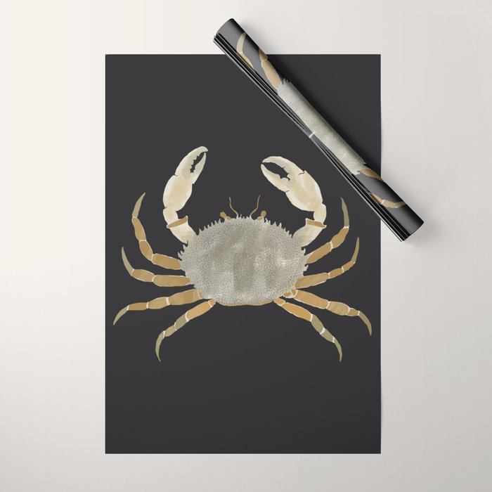 Minimalist Crab 2 Wrapping Paper Gallery Image 1
