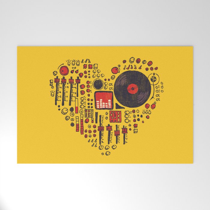 Music in every heartbeat Welcome Mat Gallery Image 1