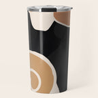 Modern Abstract Art Cat 2 Travel Mug Gallery Image 1