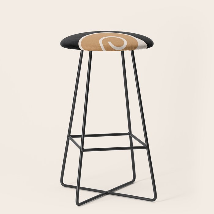 Modern Abstract Art Cat 2 Stool Gallery Image 1