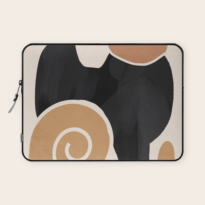 Modern Abstract Art Cat 2 Laptop Sleeve Gallery Image 1