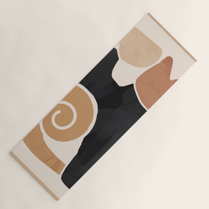 Modern Abstract Art Cat 2 Yoga Mat Gallery Image 1