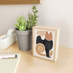 Modern Abstract Art Cat 2 Mini Art Print Gallery Image 2