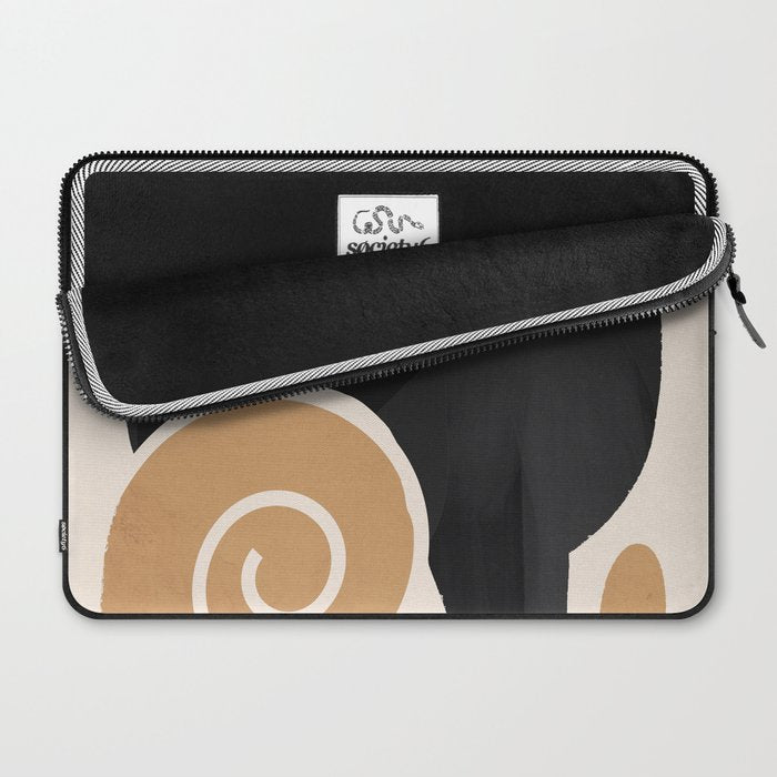 Modern Abstract Art Cat 2 Laptop Sleeve Gallery Image 2
