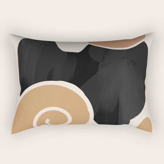 Modern Abstract Art Cat 2 Rectangular Pillow Gallery Image 2