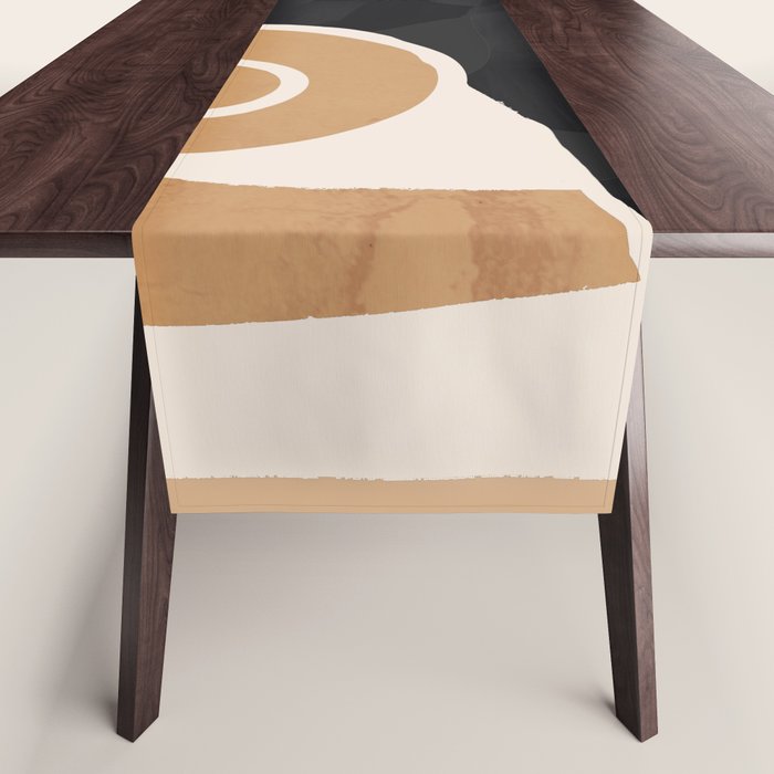 Modern Abstract Art Cat 2 Table Runner Gallery Image 1
