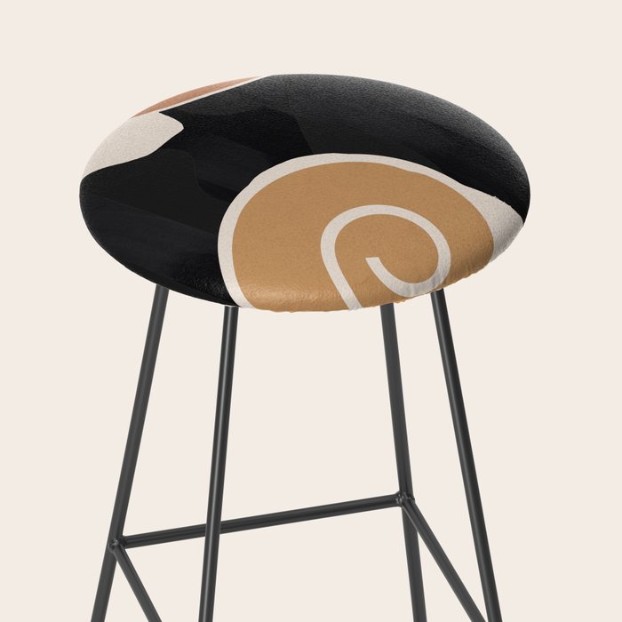 Modern Abstract Art Cat 2 Stool Gallery Image 2