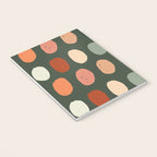 Hand drawn pastel dots pattern Notebook Gallery Image 3