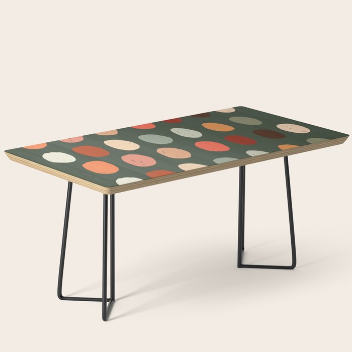 Hand drawn pastel dots pattern Coffee Table Gallery Image 1