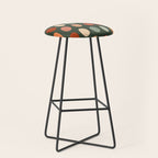 Hand drawn pastel dots pattern Stool Gallery Image 1
