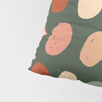 Hand drawn pastel dots pattern Pillow Sham Gallery Image 4