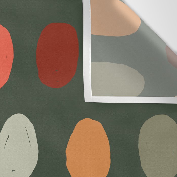 Hand drawn pastel dots pattern Wall Tapestry Gallery Image 3