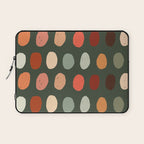 Hand drawn pastel dots pattern Laptop Sleeve Gallery Image 1